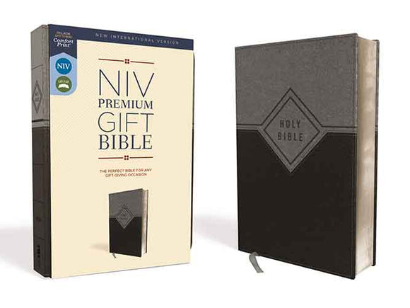 NIV Premium Gift Bible Red Letter Edition [Black/Grey]