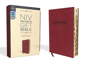 NIV Premium Gift Bible Indexed Red Letter Edition [Burgundy]