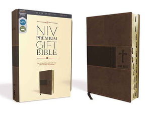 NIV Premium Gift Bible Indexed Red Letter Edition [Brown]