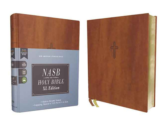 NASB, Holy Bible, XL Edition, 1995 Text, Comfort Print [Brown]