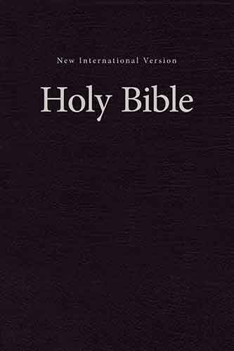 NIV, Value Pew And Worship Bible [Black]