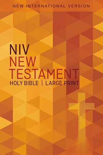 NIV Outreach New Testament, Large Print [Orange Cross]