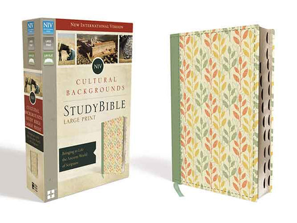 NIV Cultural Backgrounds Study Bible [Large Print/Indexed, Green]