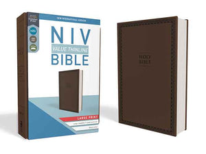 NIV Value Thinline Bible [Large Print, Brown]