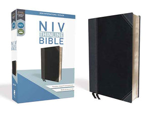 NIV Thinline Bible Red Letter Edition [Black/Grey]