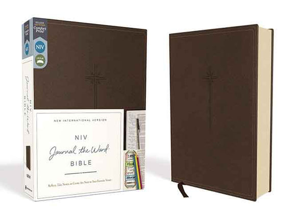 NIV Journal The Word Bible Red Letter Edition [Brown]