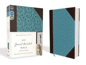 NIV Journal The Word Bible Red Letter Edition [Brown/Blue]