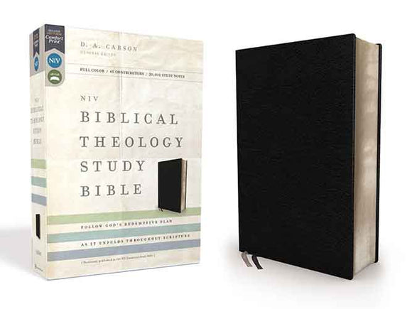 NIV Biblical Theology Study Bible [Indexed, Black]