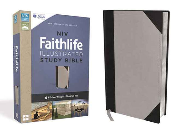 NIV Faithlife Illustrated Study Bible: Biblical Insights You Can See [Grey/Black]