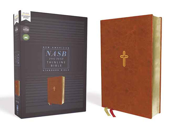 NASB Thinline Bible Red Letter Edition [Brown]