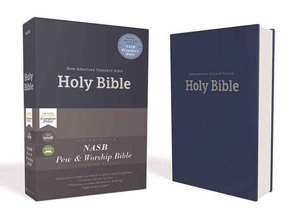 NASB Pew And Worship Bible [Blue]