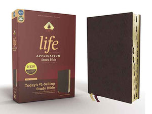 NIV Life Application Study Bible Indexed Red Letter Edition [