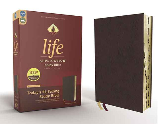 NIV Life Application Study Bible Indexed Red Letter Edition [