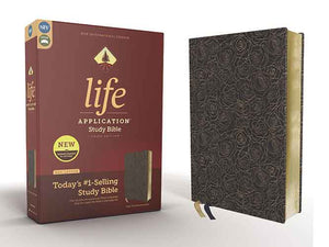 NIV Life Application Study Bible Red Letter Edition [Navy]