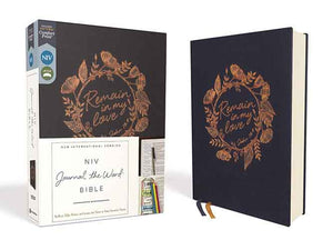 NIV Journal The Word Bible Red Letter Edition [Navy]