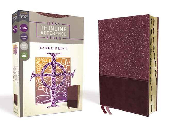 NRSV Thinline Reference Bible [Indexed, Large Print, Burgundy]