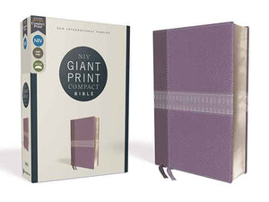 NIV Compact Bible Red Letter Edition [Purple, Giant Print]