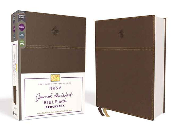 NRSV Journal The Word Bible With Apocrypha [Brown]