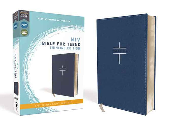 NIV Bible For Teens Thinline Red Letter Edition [Blue]