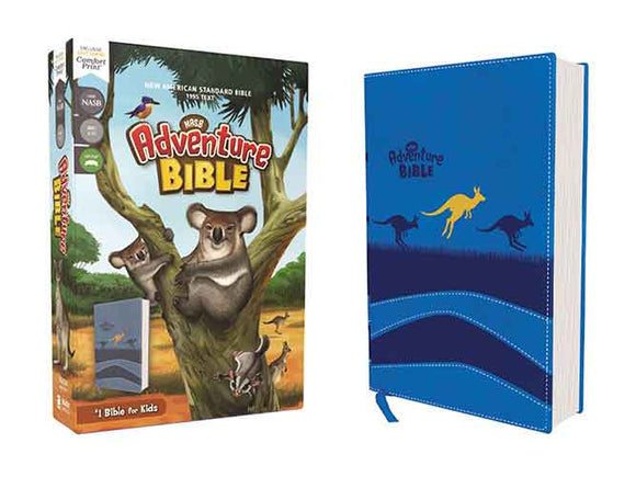 NASB Adventure Bible, Full Color Interior, Red Letter Edition, 1995 Text, Comfort Print [Blue]