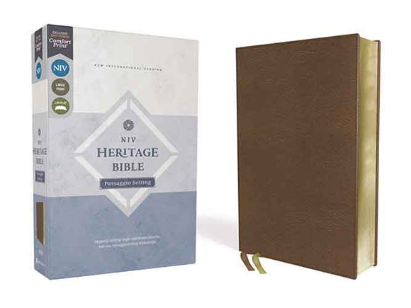 NIV Heritage Bible [Passagio Setting, Brown]