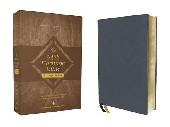 NASB Heritage Bible 1995 Text Edition [Passaggio Setting, Blue]