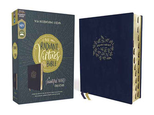 NIV Radiant Virtues Bible: A Beautiful Word Collection, Red Letter, Thumb Indexed, Comfort Print [Navy]