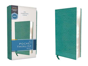 NIV Pocket Thinline Bible, Red Letter, Comfort Print [Teal]