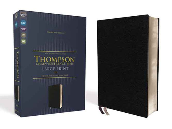 NIV Thompson Chain-Reference Bible, Large Print, Red Letter, Comfort Print [Black]