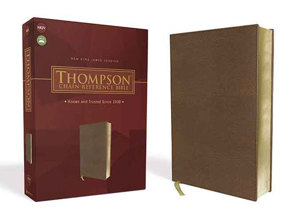 NKJV Thompson Chain-Reference Bible Red Letter Edition [Brown]