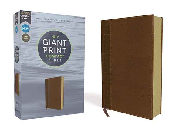 NIrV Giant Print Compact Bible Comfort Print [Brown]