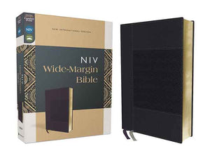 NIV Wide Margin Bible, Red Letter, Comfort Print [Navy]