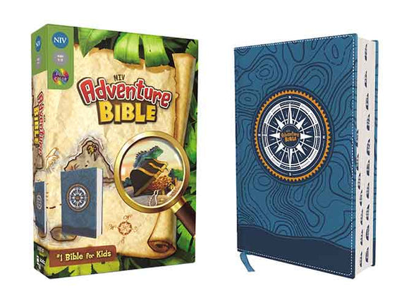 NIV Adventure Bible, Full Color, Thumb Indexed Tabs [Blue]