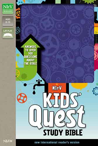 NIrV Kids' Quest Study Bible: Answers to over 500 Questions about the Bible [Blue]