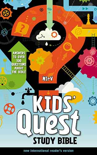 NIrV Kids' Quest Study Bible: Answers to over 500 Questions about the Bible