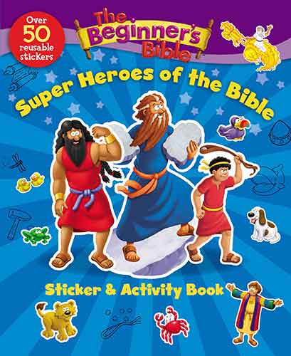 The Beginner's Bible Super Heroes of the Bible Sticker and Activity