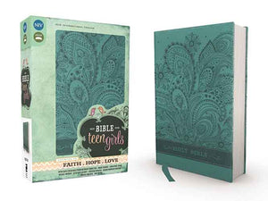 NIV Bible for Teen Girls: Growing in Faith, Hope, and Love [Duo-tone Caribbean Blue]