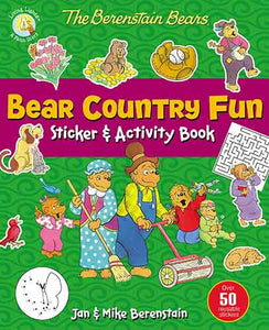 Bear Country Fun Sticker and Activity Book