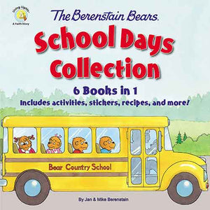 The Berenstain Bears School Days Collection: 6 Books in 1, includes activities, stickers, recipes, and more!