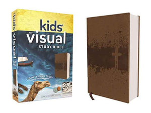 NIV Kids' Visual Study Bible, Imitation Leather, Bronze, Full Color Interior: Explore The Story Of The Bible-people, Places, And History