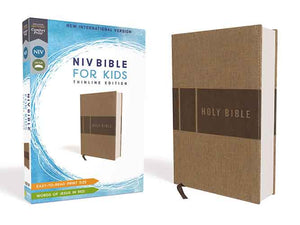 NIV Thinline Bible For Kids Red Letter Edition [Tan]