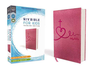NIV Bible For Kids Red Letter Thinline Edition [Pink]