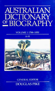 Australian Dictionary of Biography V1