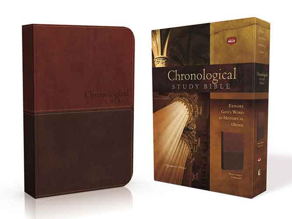 The Chronological Study Bible, NKJV [Earth Brown/Auburn]