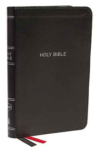 NKJV Thinline Bible Compact Red Letter Edition [Black]