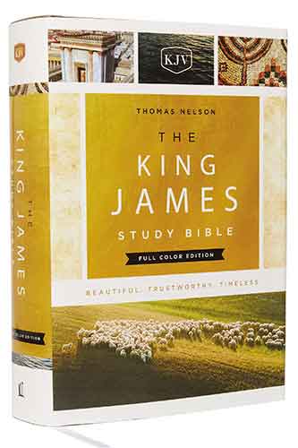 The King James Study Bible, Cloth Over Board, Full-Color Edition