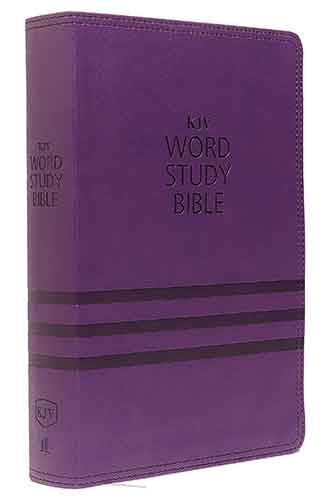 KJV, Word Study Bible, Indexed, Red Letter Edition: 1,700 Key Words That Unlock The Meaning Of The Bible [Purple]