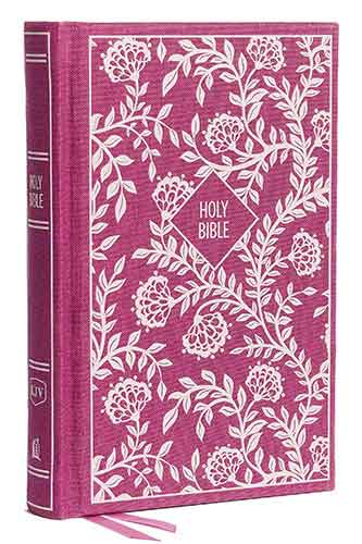 KJV Thinline Bible, Compact, Cloth Over Board, Red Letter Edition [Purple]