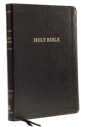 KJV Thinline Bible, Large Print, Red Letter Edition [Black]