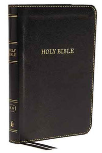 KJV, Thinline Bible, Compact, Red Letter Edition [Black]